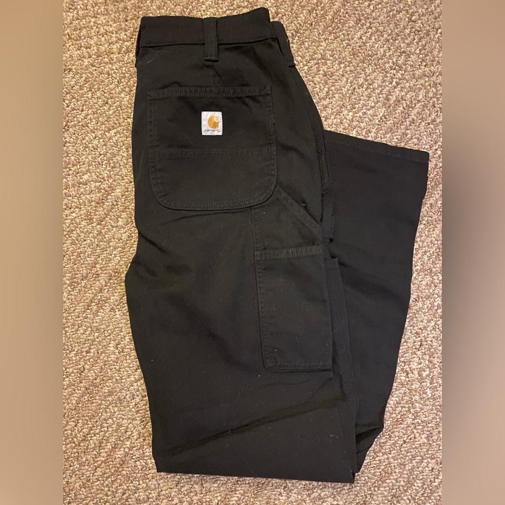 NWOT Carhartt Women Loose Fit Washed Duck Double-Front Utility Work Pant